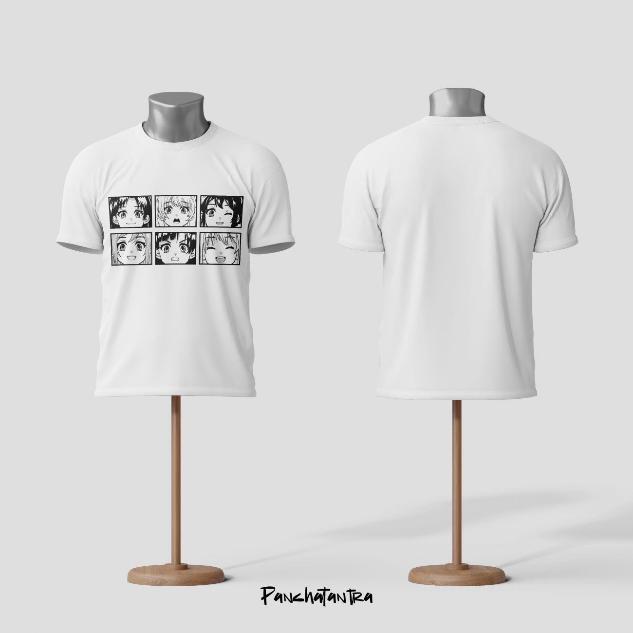 Anime Girl Expressions T-Shirt